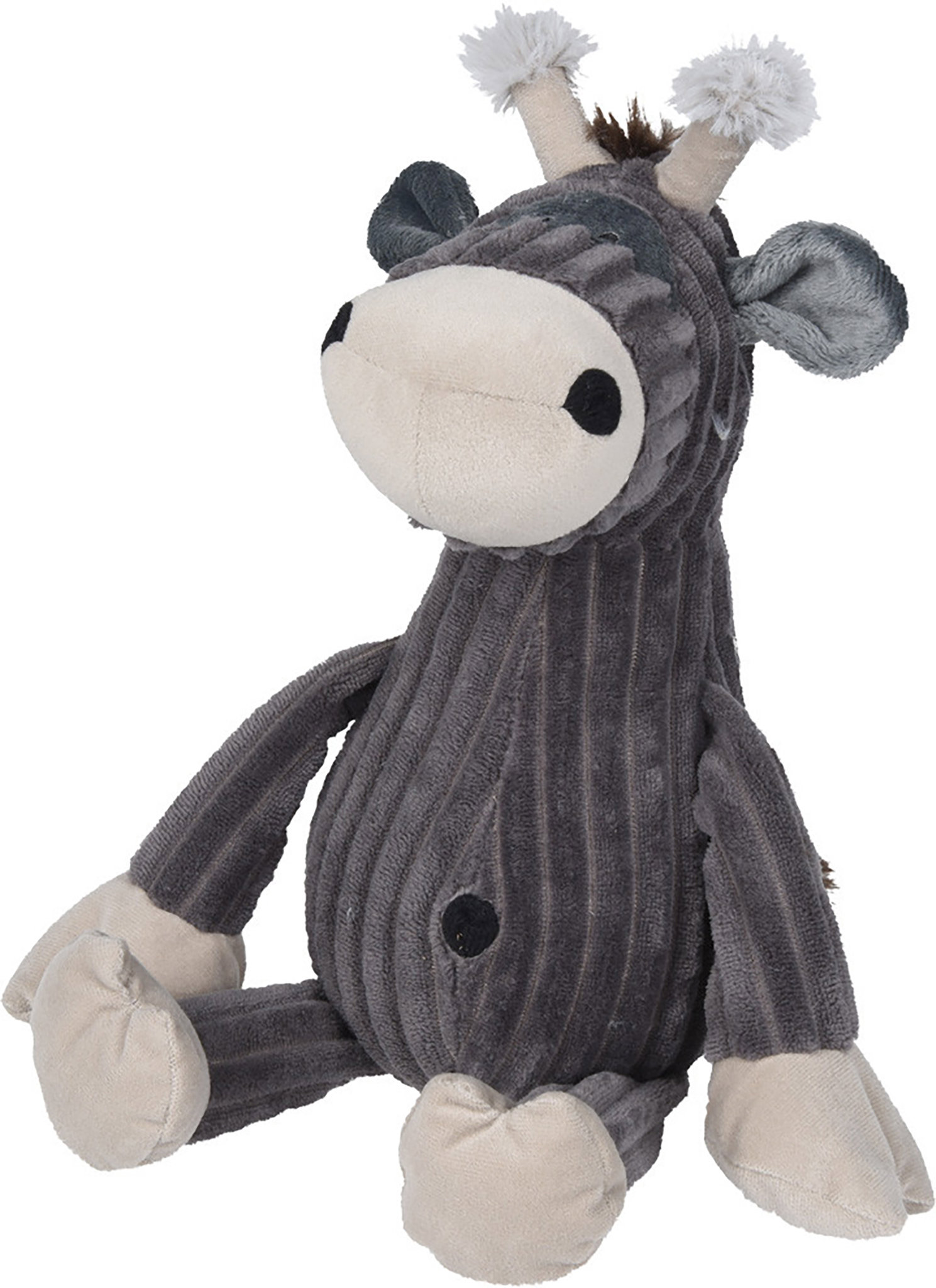 H&L Zarážka do dveří Žirafa 22 × 22 × 18 cm, tmavě šedá