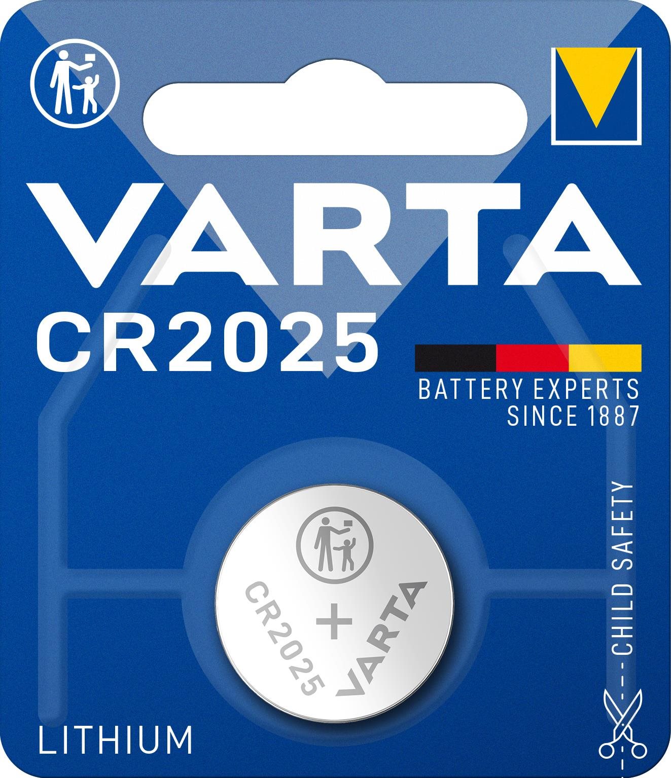 VARTA speciální lithiová baterie CR2025 1ks