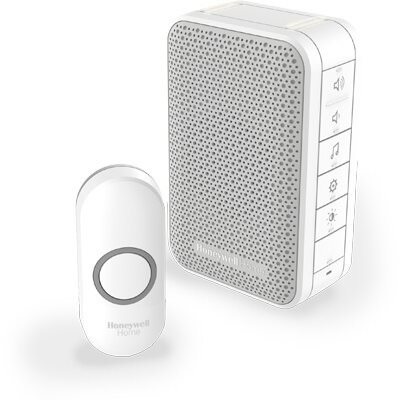Honeywell DC313N bezdrátový zvonek Series 3, 6 melodií, přenosná základna, designové tlačítko