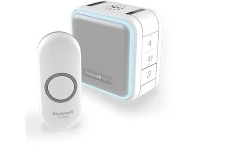 Honeywell DC515N bezdrátový zvonek Series 5, 150 m, 6 melodií, přenosná základna bílá