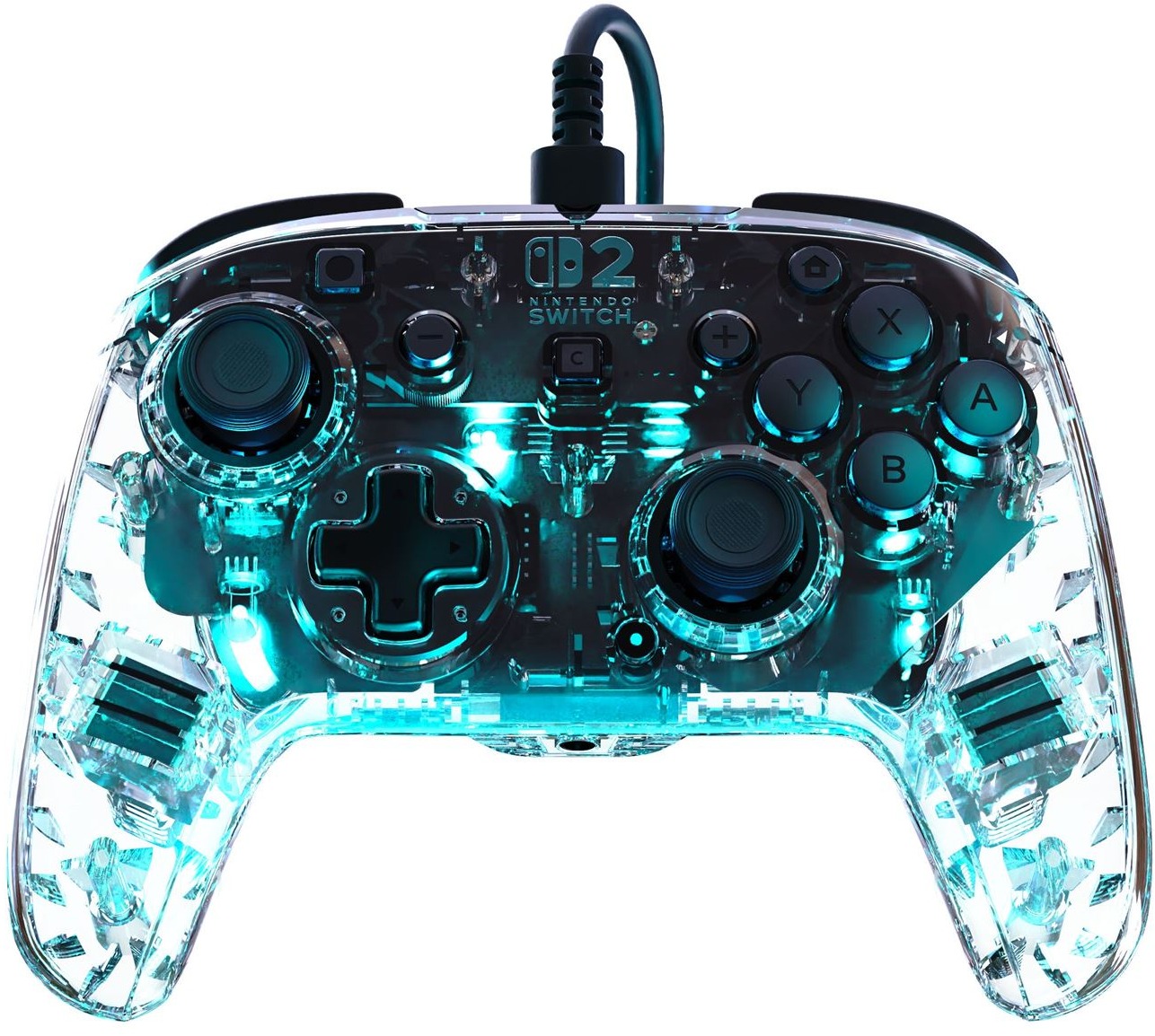 Turtle Beach Afterglow Wired Nintendo Switch 2 - Translucent