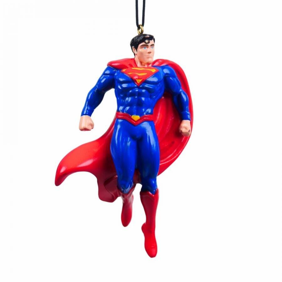 KURT ADLER Vánoční ozdoba DC Heroes Superman 3D