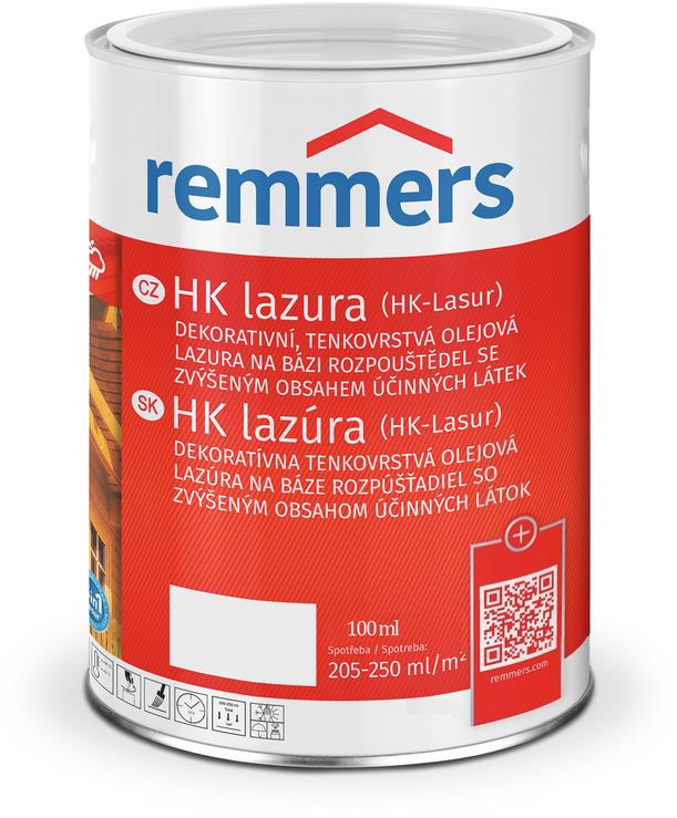 Remmers HK Lazura 100 ml Salzgrüen / Solno-zelená