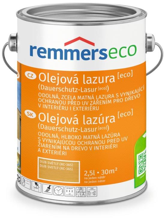 Remmers Olejová lazura [ECO] 2,5 l Eiche hell / Světlý dub