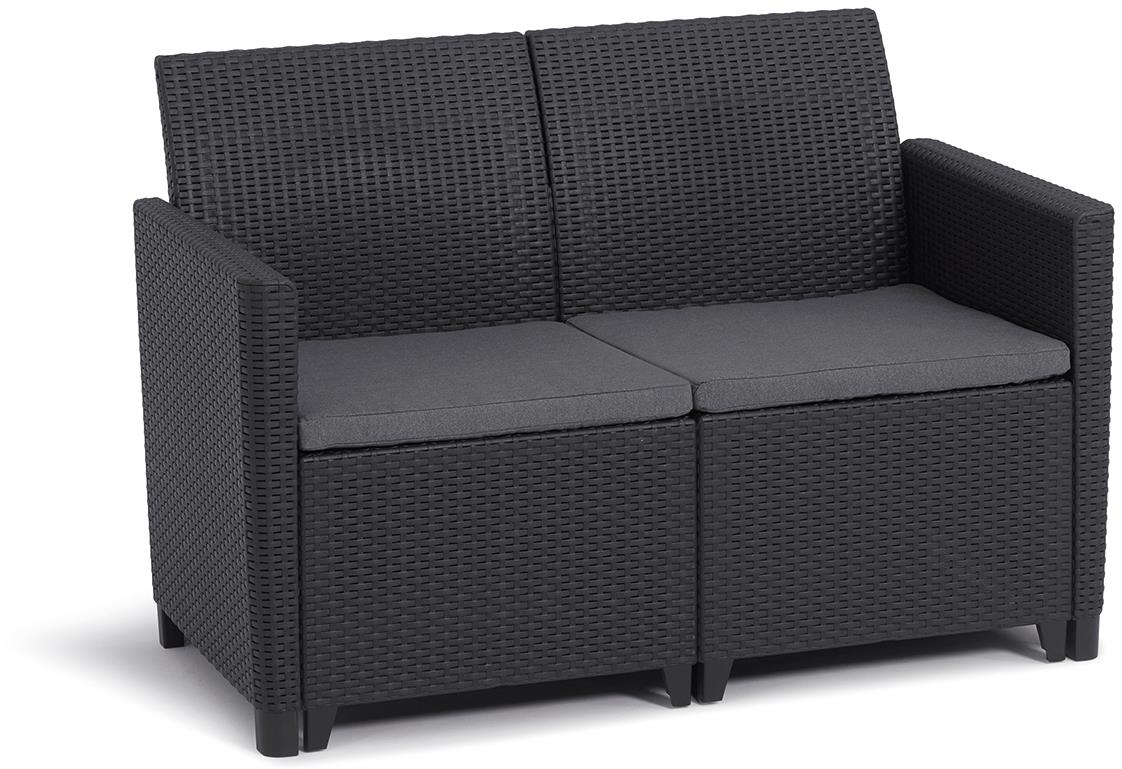 KETER Lavice zahradní MARIE 2 seater sofa, grafit