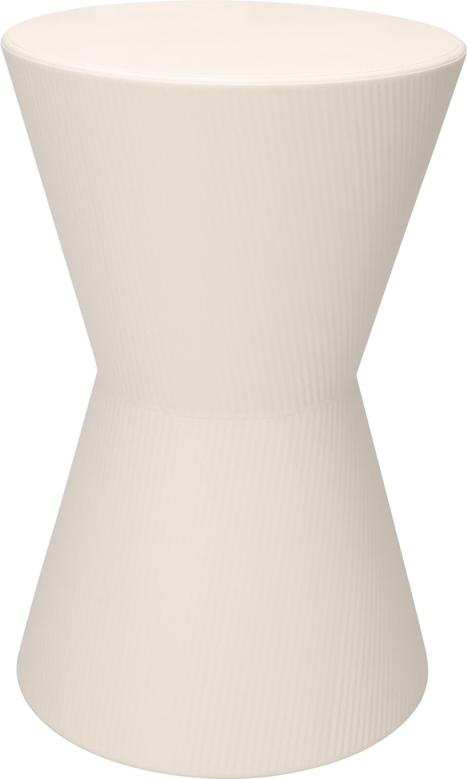 Home Styling Collection Boční stolek k pohovce typu totem TOME, bílý, průměr 29 × 45 cm