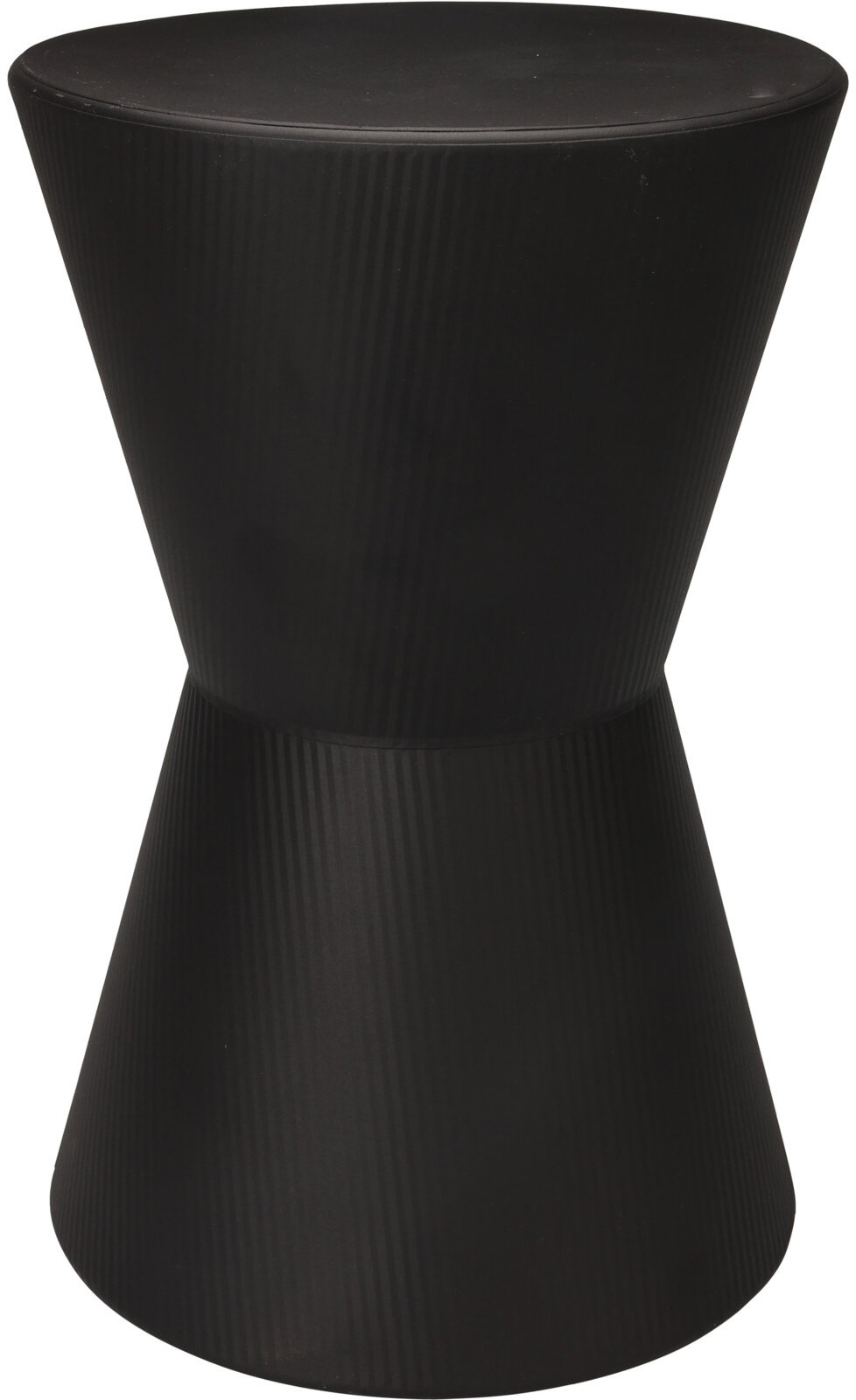Home Styling Collection Boční stolek k pohovce typu totem TOME, černý, průměr 29 × 45 cm