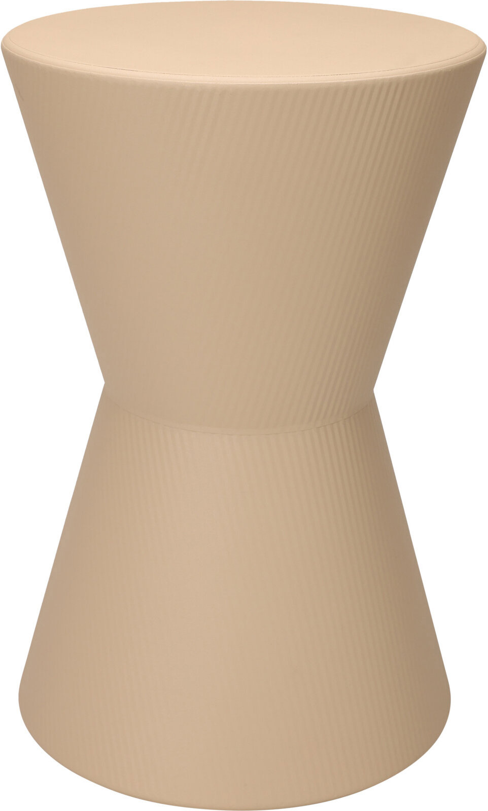 Home Styling Collection Boční stolek k pohovce typu totem TOME, žlutý, průměr 29 × 45 cm