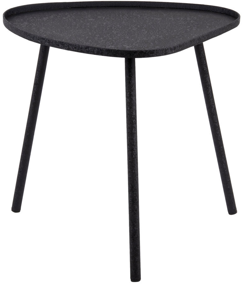 Leitmotiv Kovový konferenční stolek BOAZ, výška 43 cm, černý