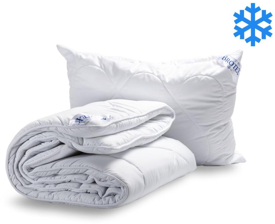 Brotex Zimní Thermo Set, přikrývka 140 × 200 cm zimní 1680 g + polštář 70 × 90 cm 900 g Unico zip