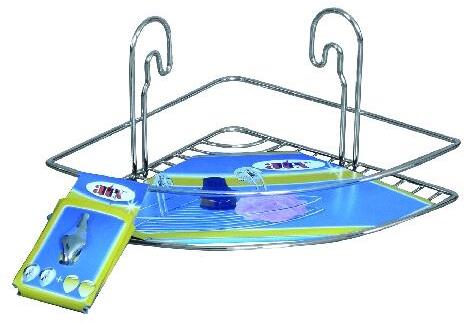 M.A.T. Group polička rohová 1 patro Stick 20 × 20 × 13 cm Cr