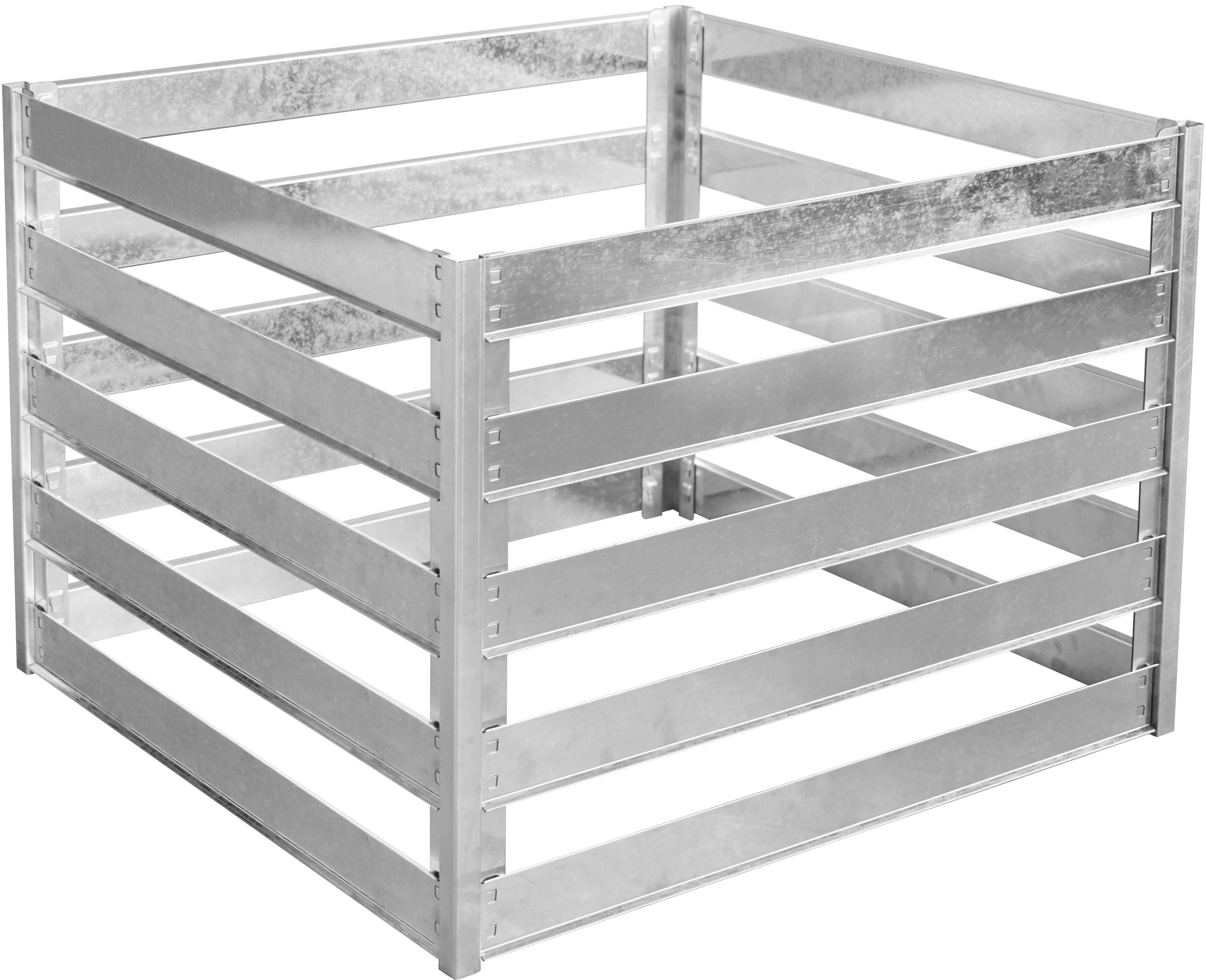 ROJAPLAST Kompostér plechový, 93 x 93 x 70 cm, objem 560 l