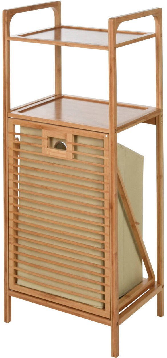 BATHROOM SOLUTIONS Bambusový regál do koupelny, 40 × 30 × 95 cm