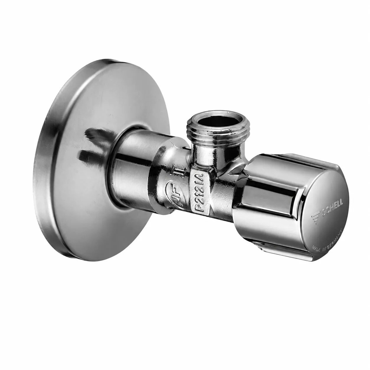Schell Comfort rohový regulační ventil 1/2" × 3/8"