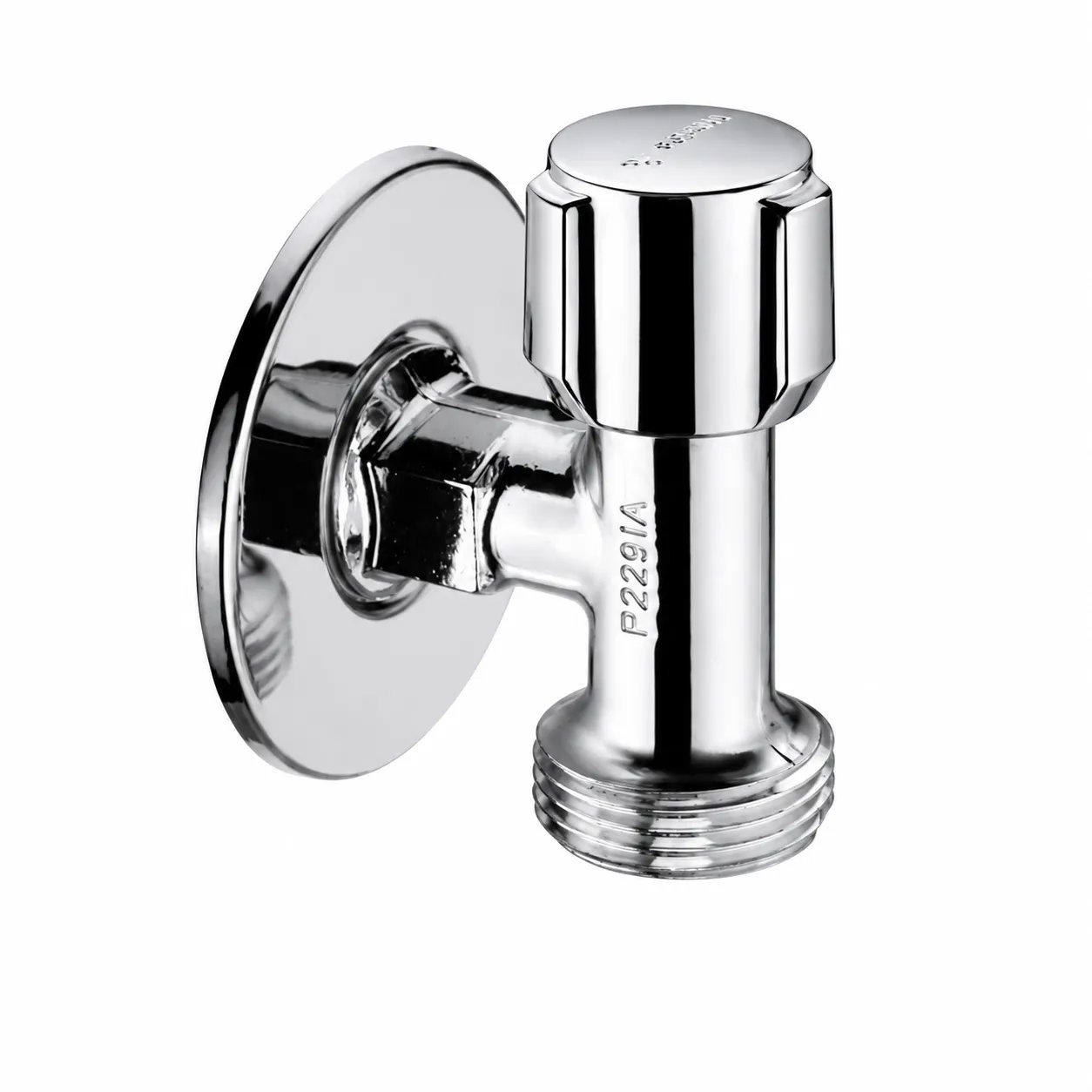Schell Comfort pračkový ventil s horním ovládáním 1/2" × 3/4", chrom