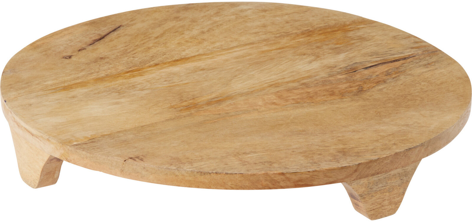 EH Excellent Houseware Dřevěná podložka pod květiny CON, mango dřevo, 37 cm