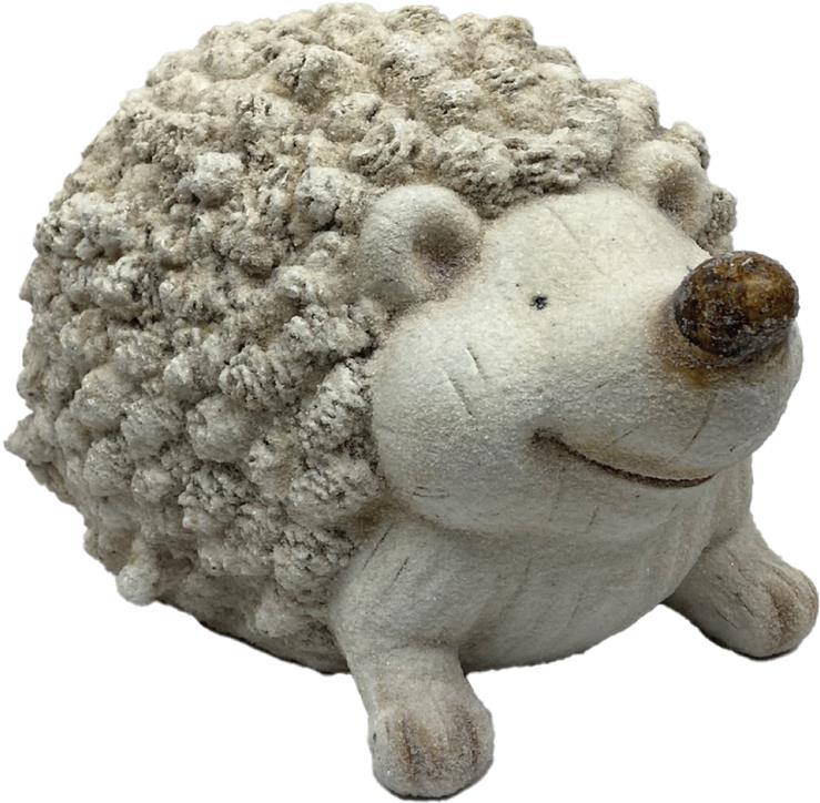 PRODEX Vánoční dekorace - zasněžený ježek, maxi, 20 cm