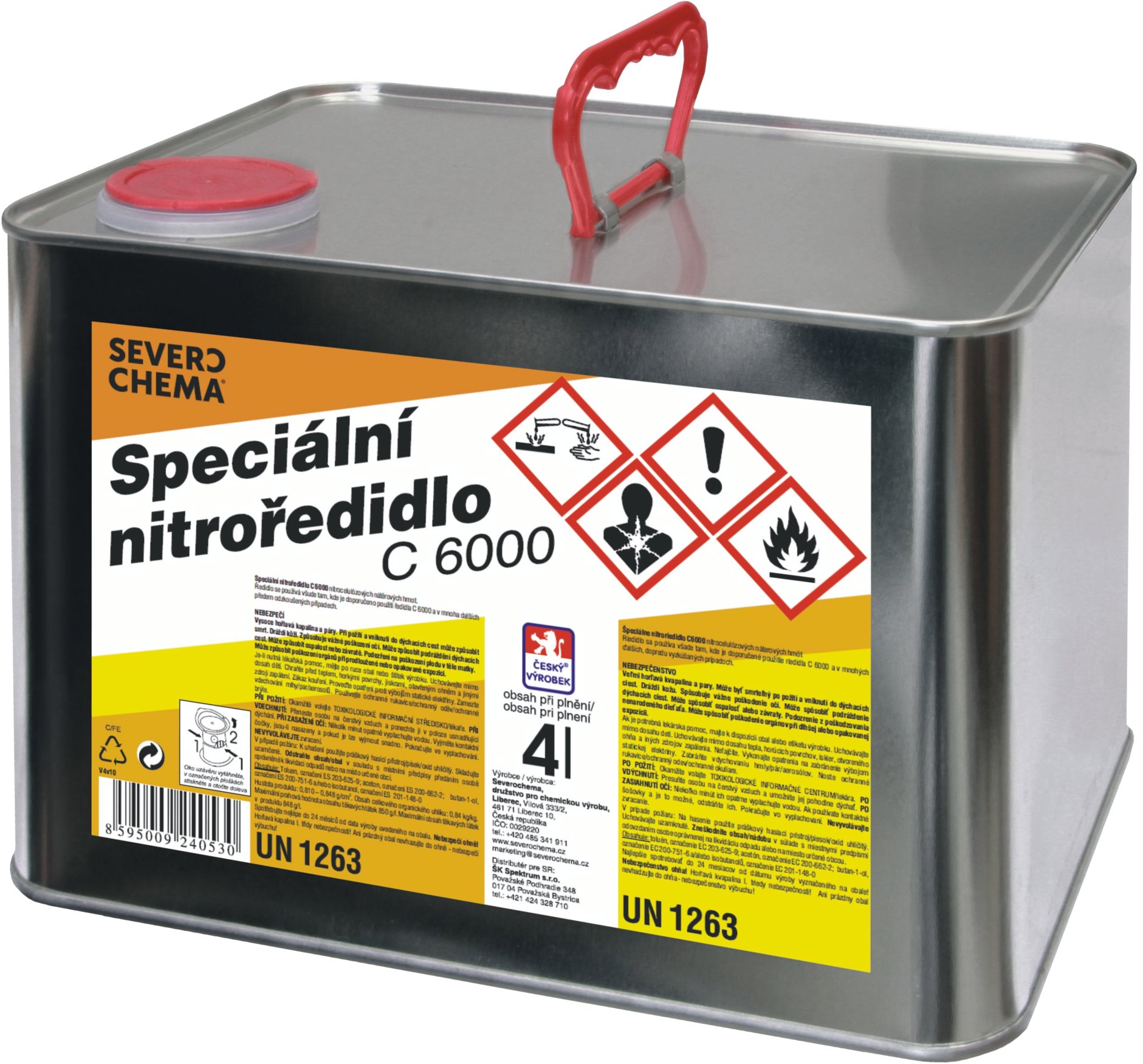 Severochema Speciální nitroředidlo C 6000 4 l