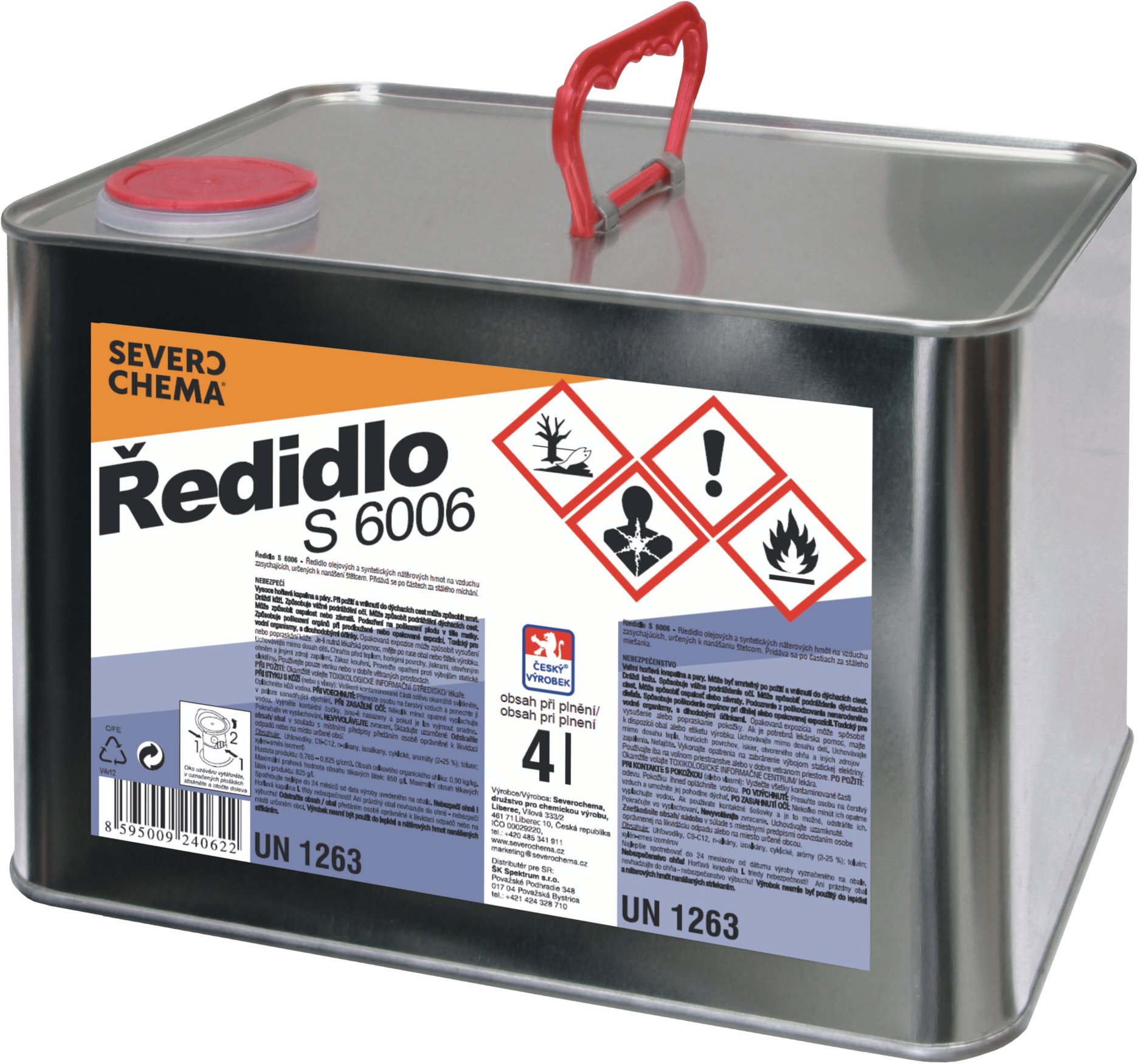 Severochema Ředidlo S 6006 4 l