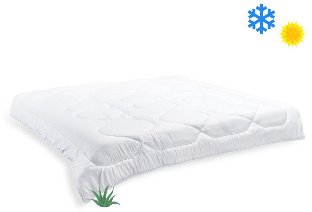 Brotex Francouzská přikrývka Aloe Vera celoroční 200 × 200 cm 1200 g