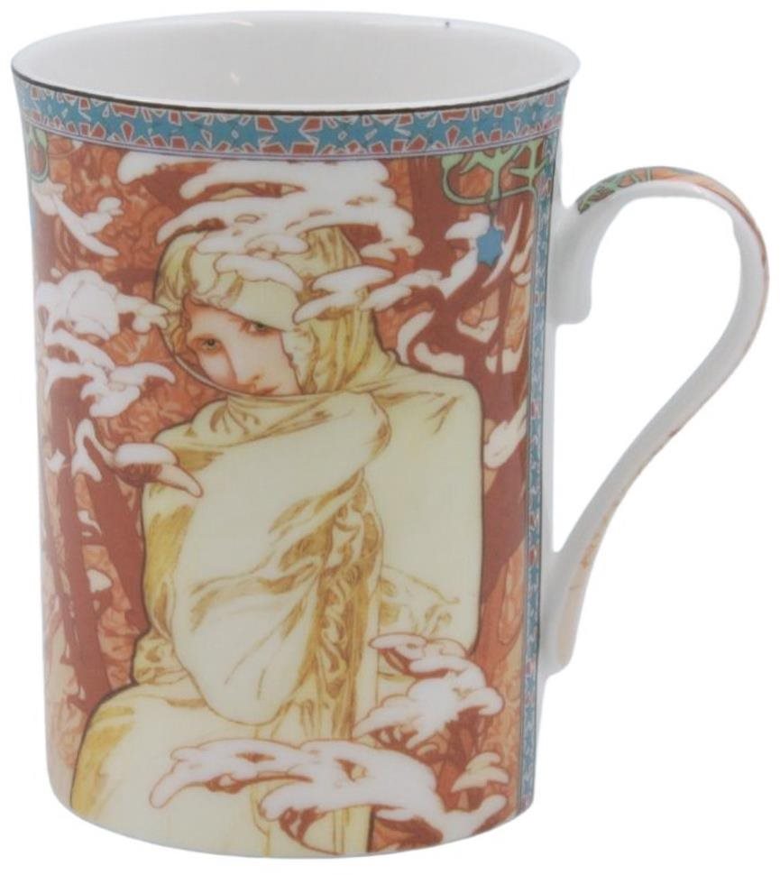Home Elements porcelánový hrnek 300 ml, Mucha, Zima