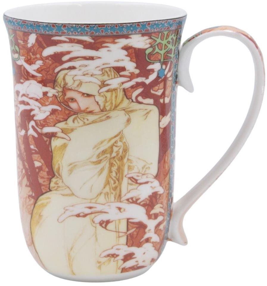 Home Elements porcelánový hrnek 400 ml, Mucha Zima