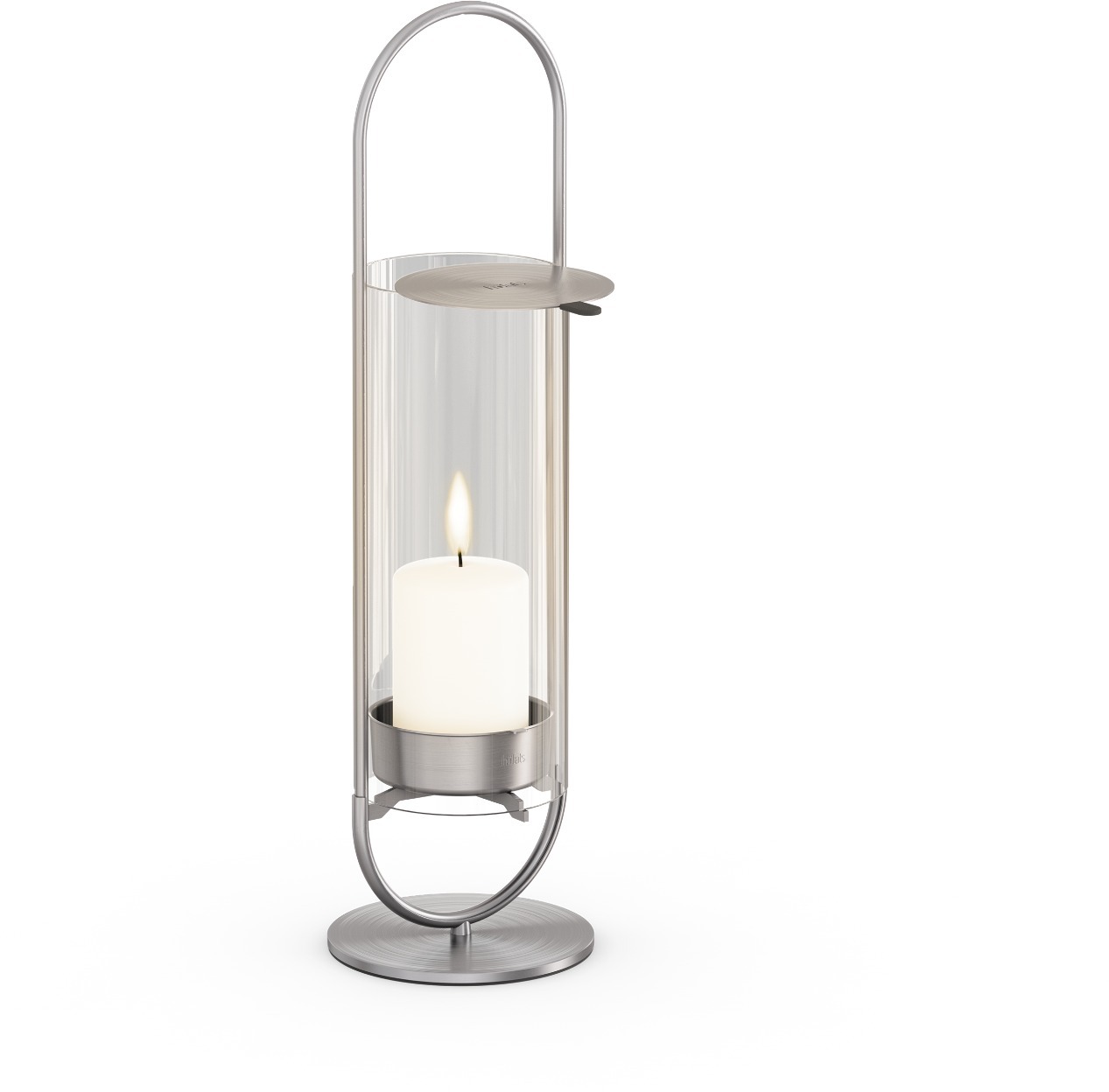 Höfats Oval Candle 35 Silver