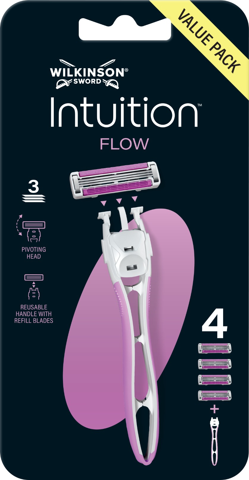 WILKINSON Intuition Flow Hybrid + 4 náhradní hlavice