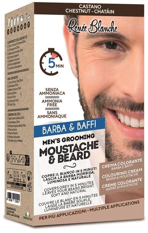 RENÉE BLANCHE Moustache & Beard 4N hnědá