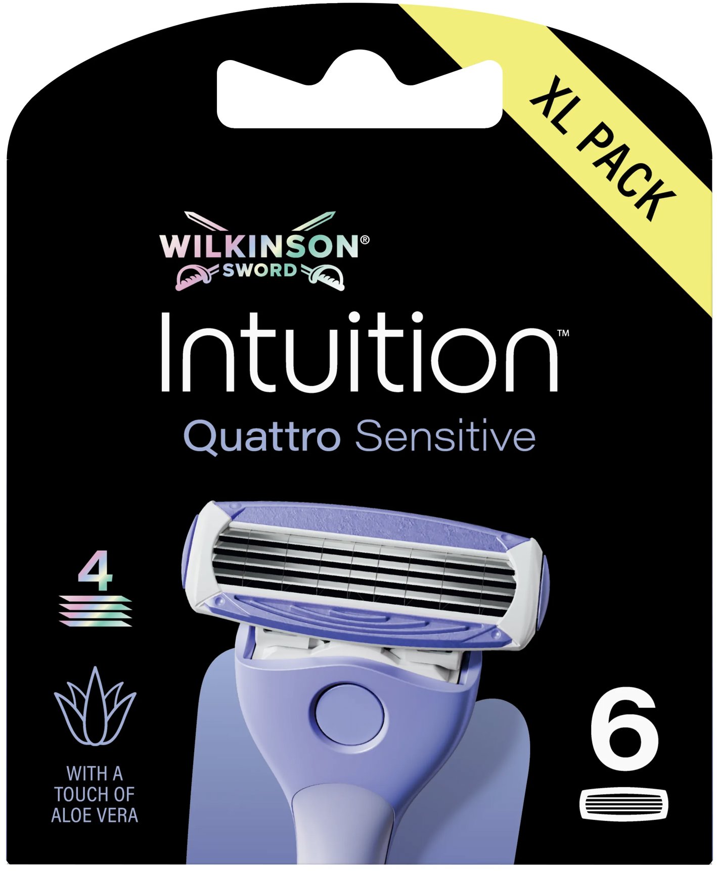 WILKINSON Sword Intuition Quattro Sensitive 6 ks