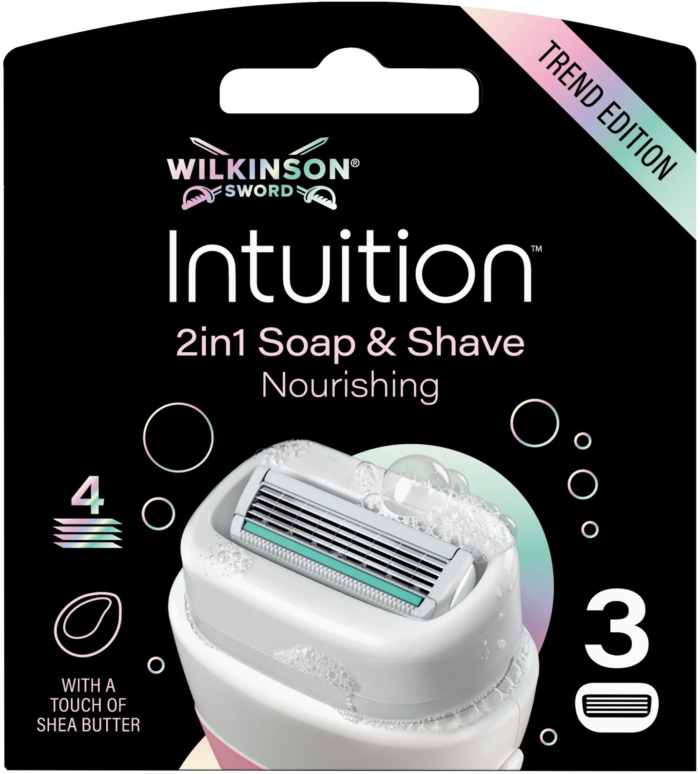 WILKINSON Intuition 2in1 Nourishing + 3 ks