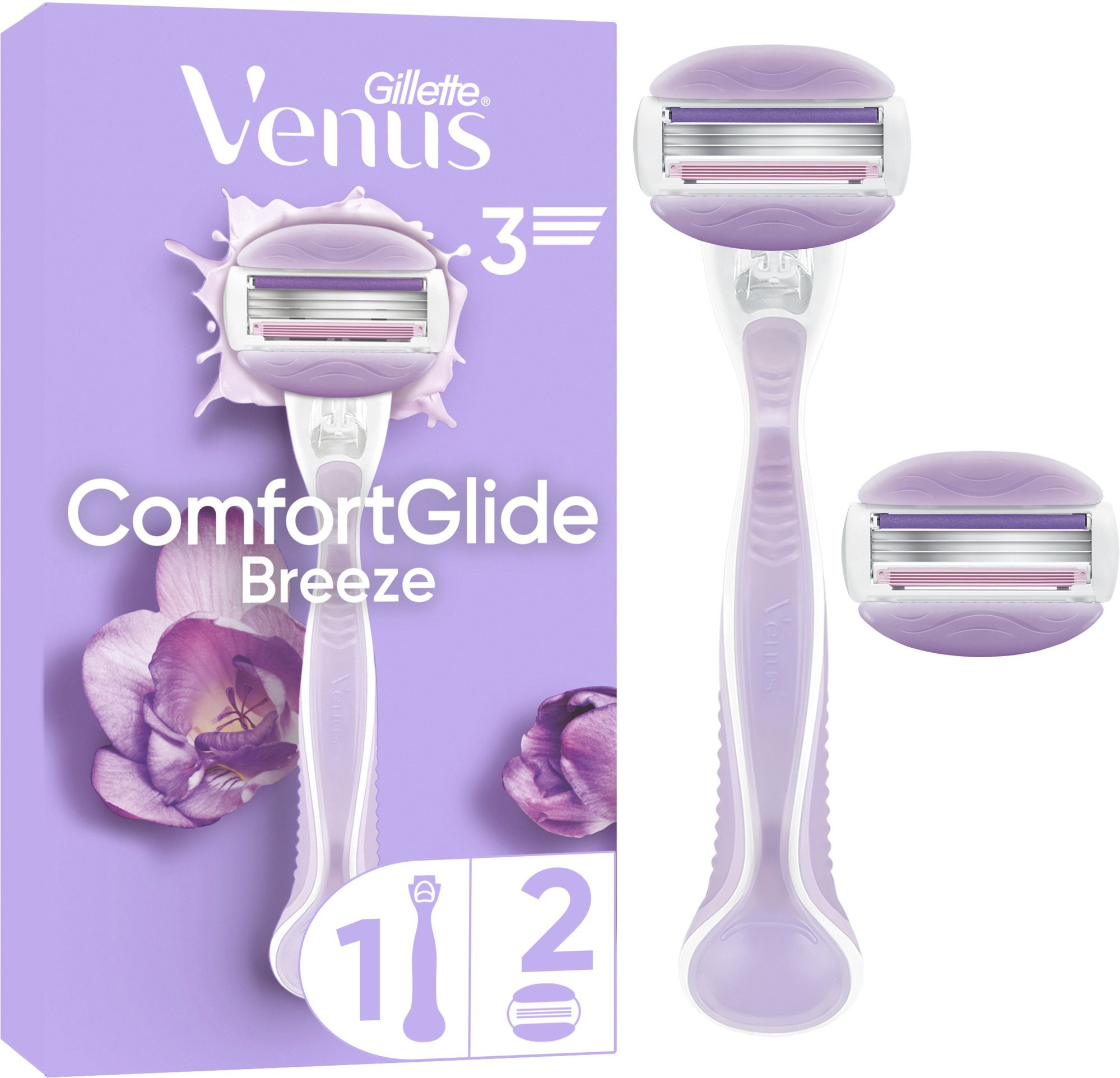 GILLETTE Venus ComfortGlide Breeze + hlavice 2 ks