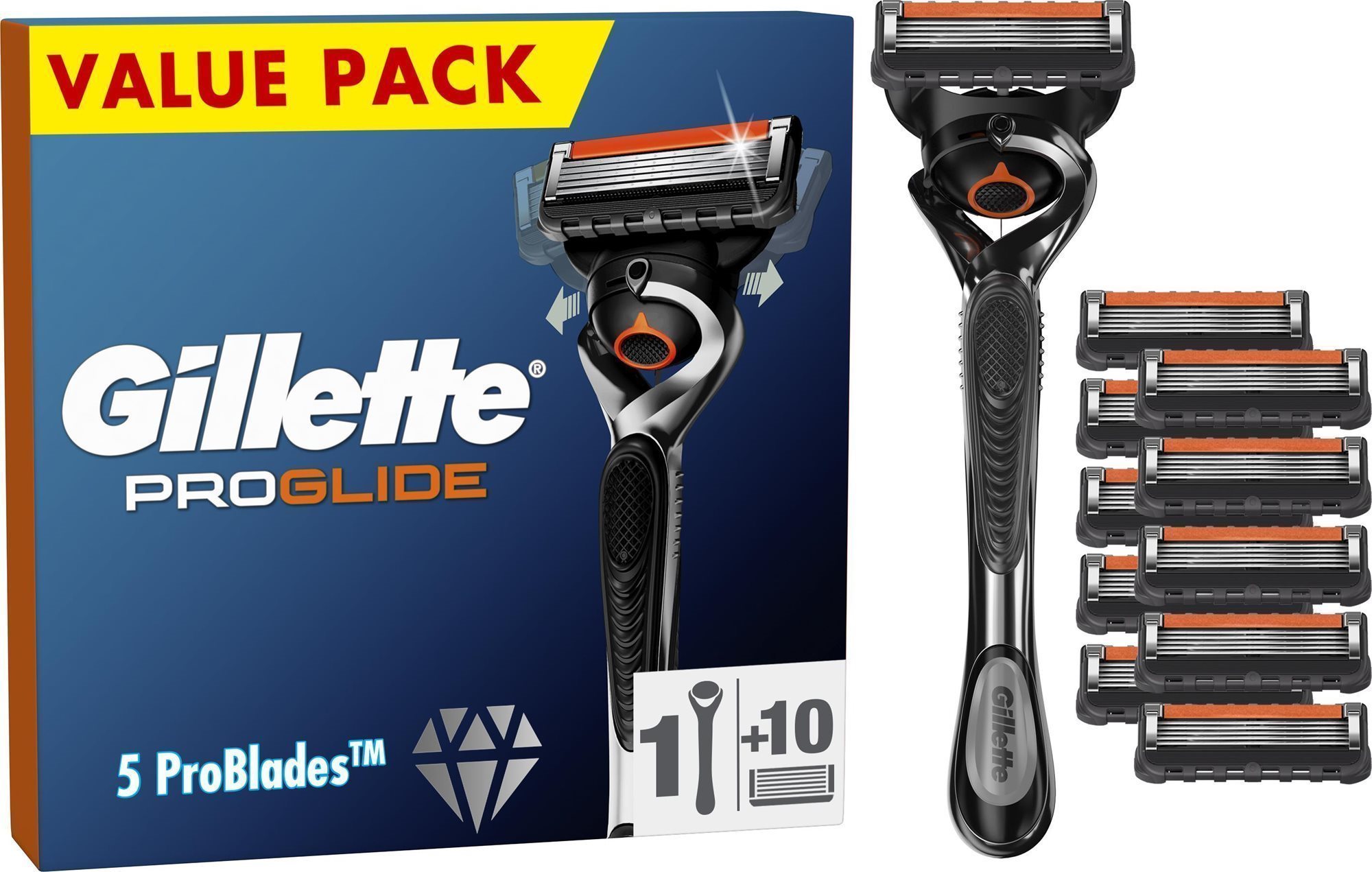 GILLETTE ProGlide + hlavice 10 ks