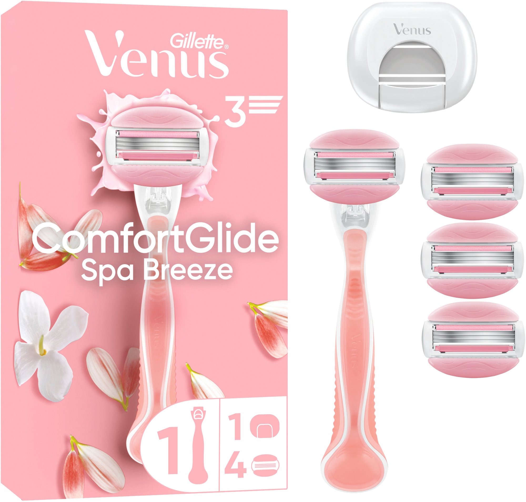 GILLETTE Venus ComfortGlide Spa Breeze + hlavice 4 ks