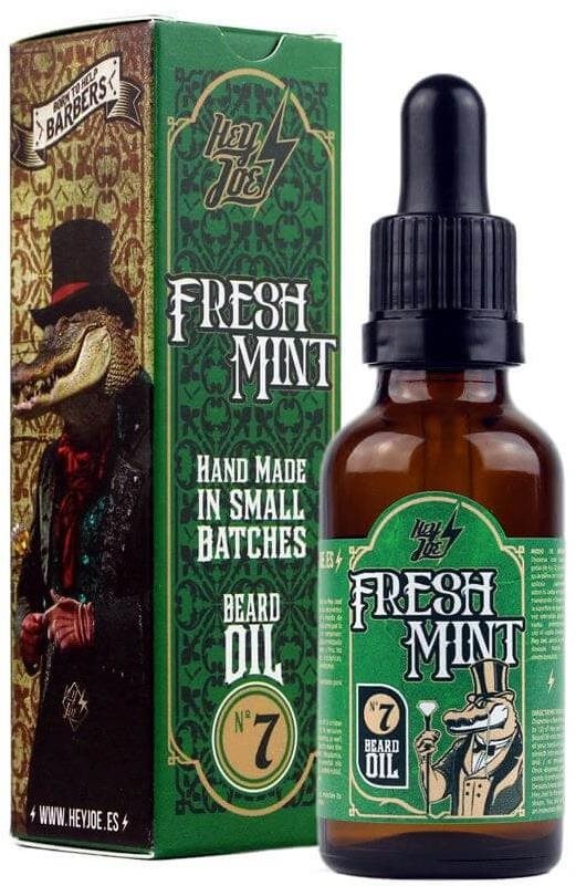 HEY JOE Fresh Mint, olej na vousy 30 ml