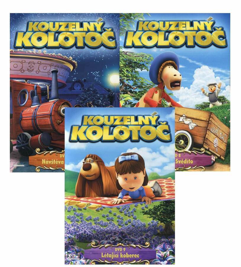 Kouzelný kolotoč 7, 8, 9 - kolekce 3 DVD
