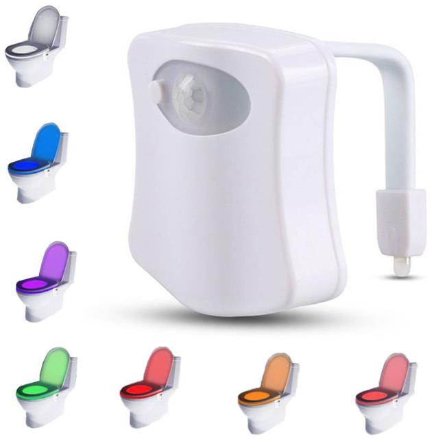 Velko LED podsvícení WC, noční