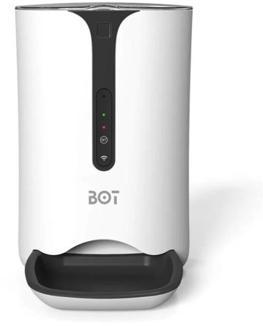 BOT Smart dávkovač krmiva pro domácí mazlíčky s kamerou D2, Tuya, Wi-Fi, bílý