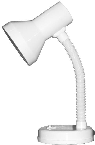 Aca Decor PAVLOVA Retro stolní lampa bílá