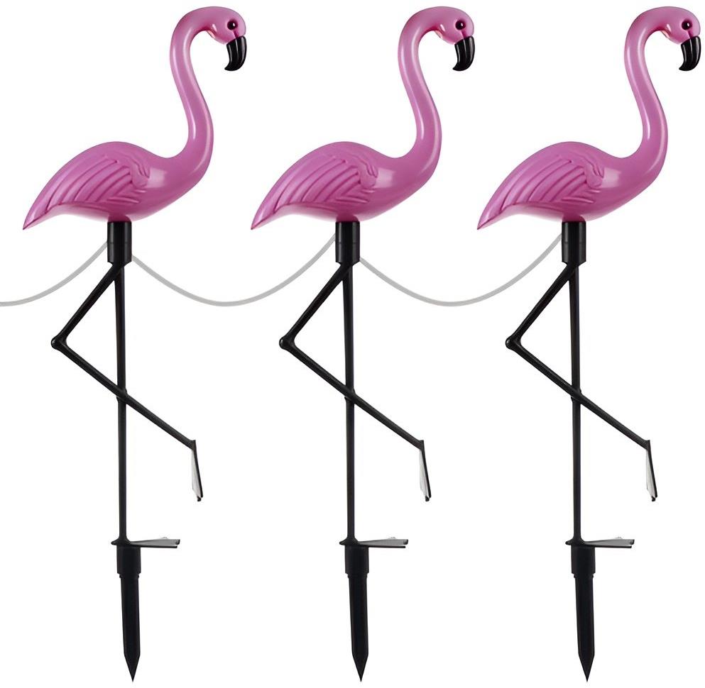 Gardlov 21151 Zahradní solární lampa plameňák 3 ks