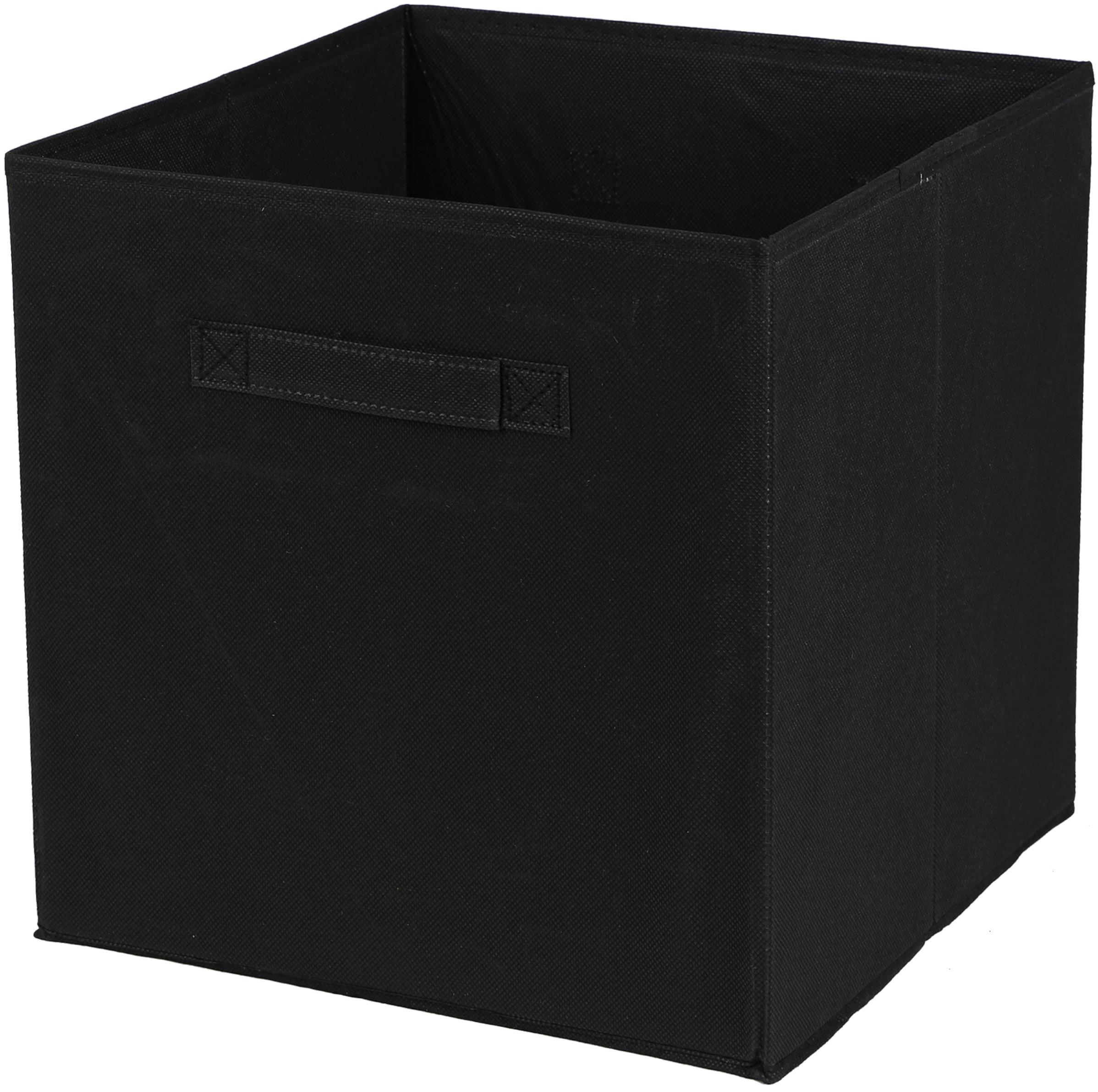 Dochtmann Box do kallaxu, úložný, textilní, černý 31 × 31 × 31 cm