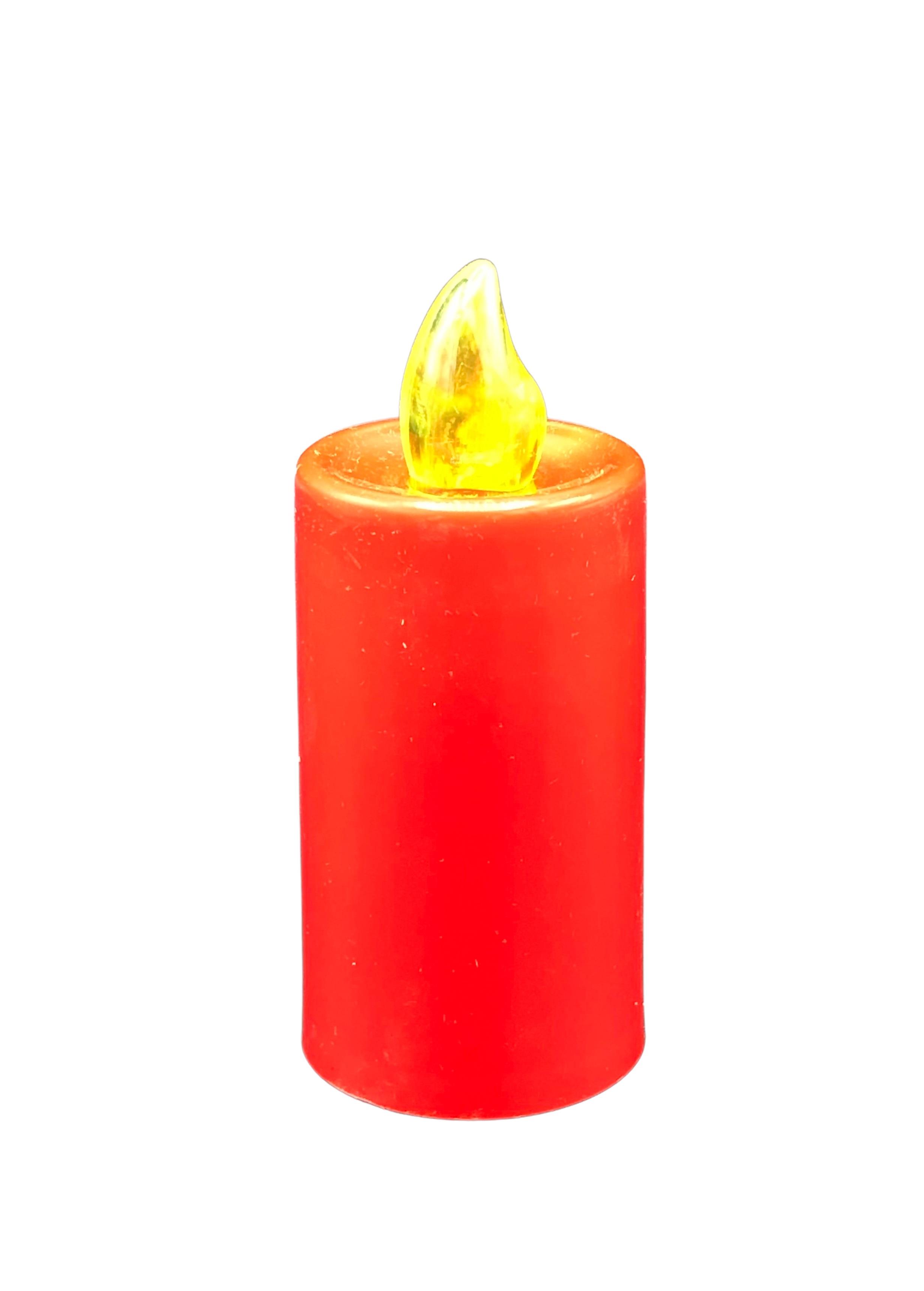 4DAVE LED svíčka červená set 4 ks
