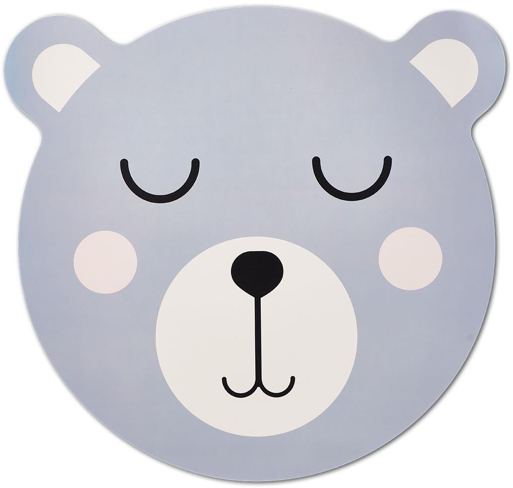 Zeller Prostírání dětské, motiv medvěd, šedá, průměr 36,5 cm