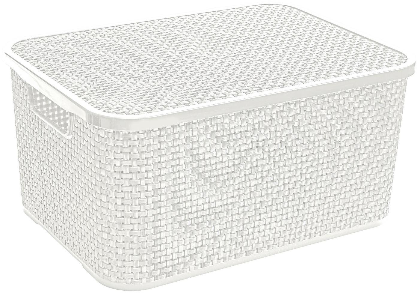 Branq Košík Rattan 10 l – antická bílá