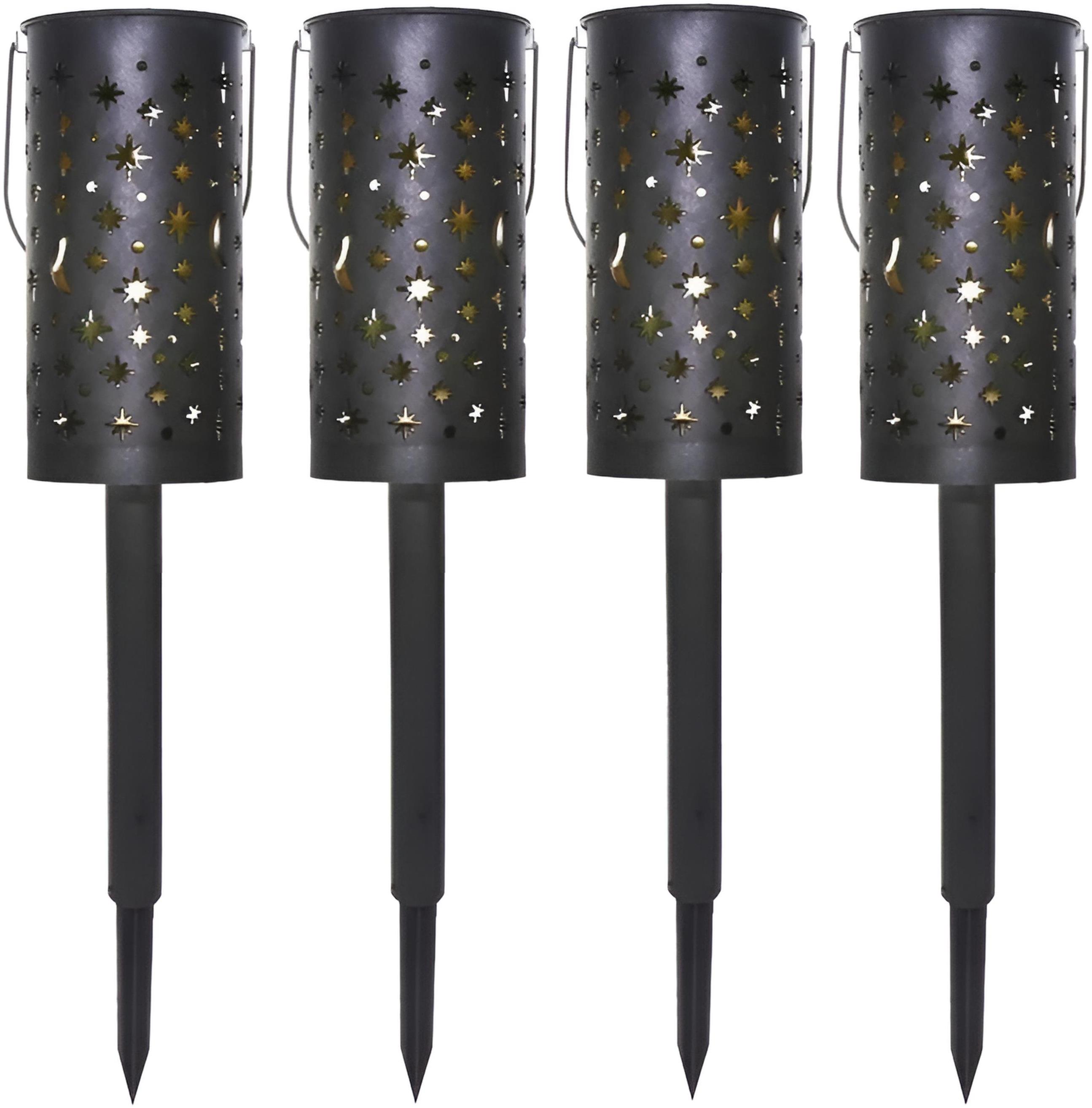 KIK KX4965 Zahradní solární lampy noční obloha 4 ks