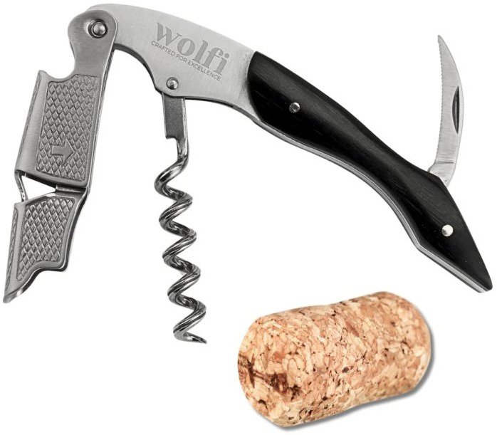 WOLFI Ruční otvírák na víno a pivo 3v1