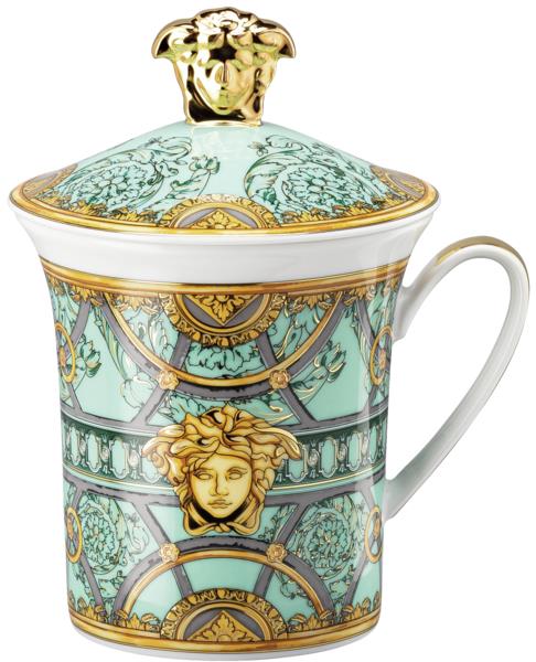 ROSENTHAL VERSACE Hrnek s pokličkou Scalla Palazzo Verde