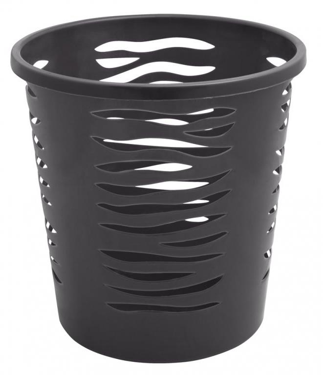 Branq Koš na papír Zebra 10 l antracitový