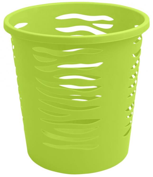 Branq Koš na papír Zebra 10 l zelený