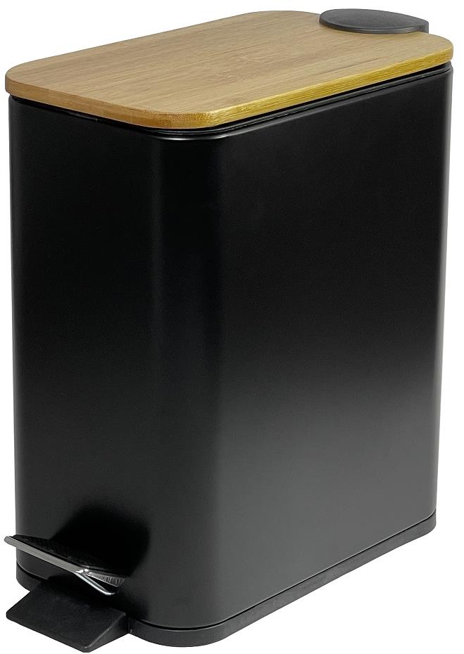 DuraHome Odpadkový koš 6 l, černý